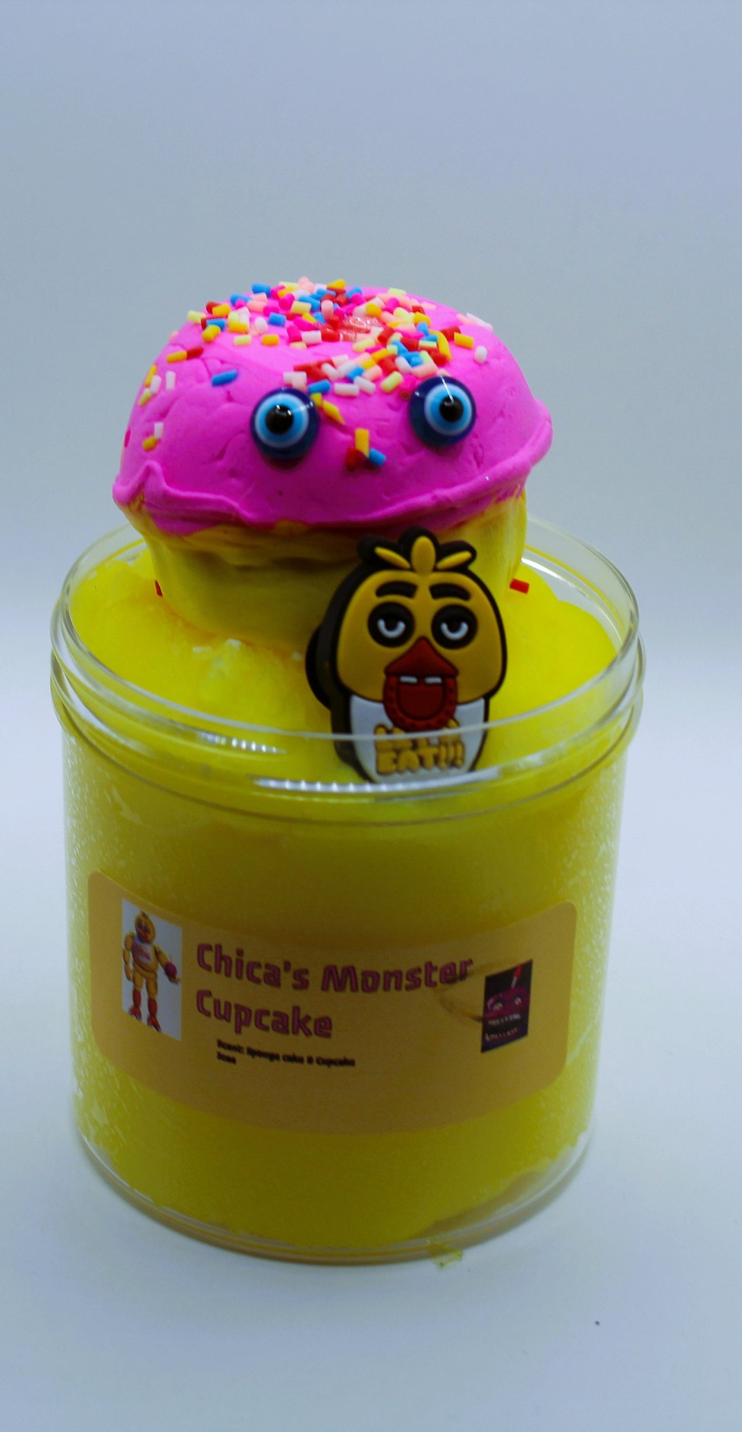 Chica's Monster Cupcake - Icee Slime - Scented Five Nights at Freddy's- FNAF