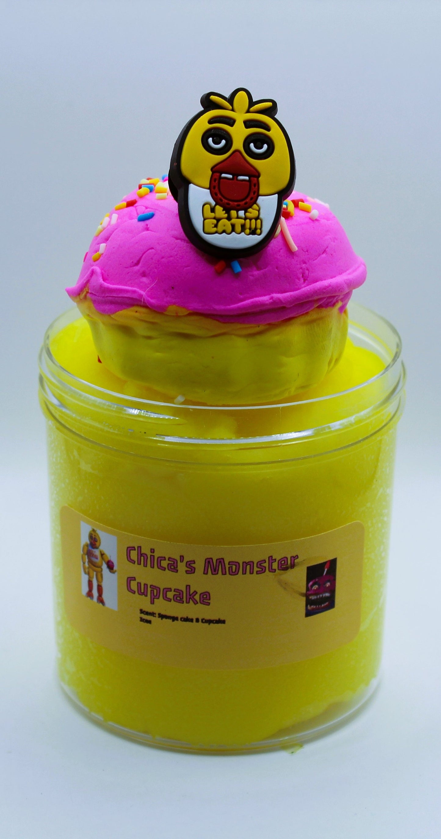 Chica's Monster Cupcake - Icee Slime - Scented Five Nights at Freddy's- FNAF