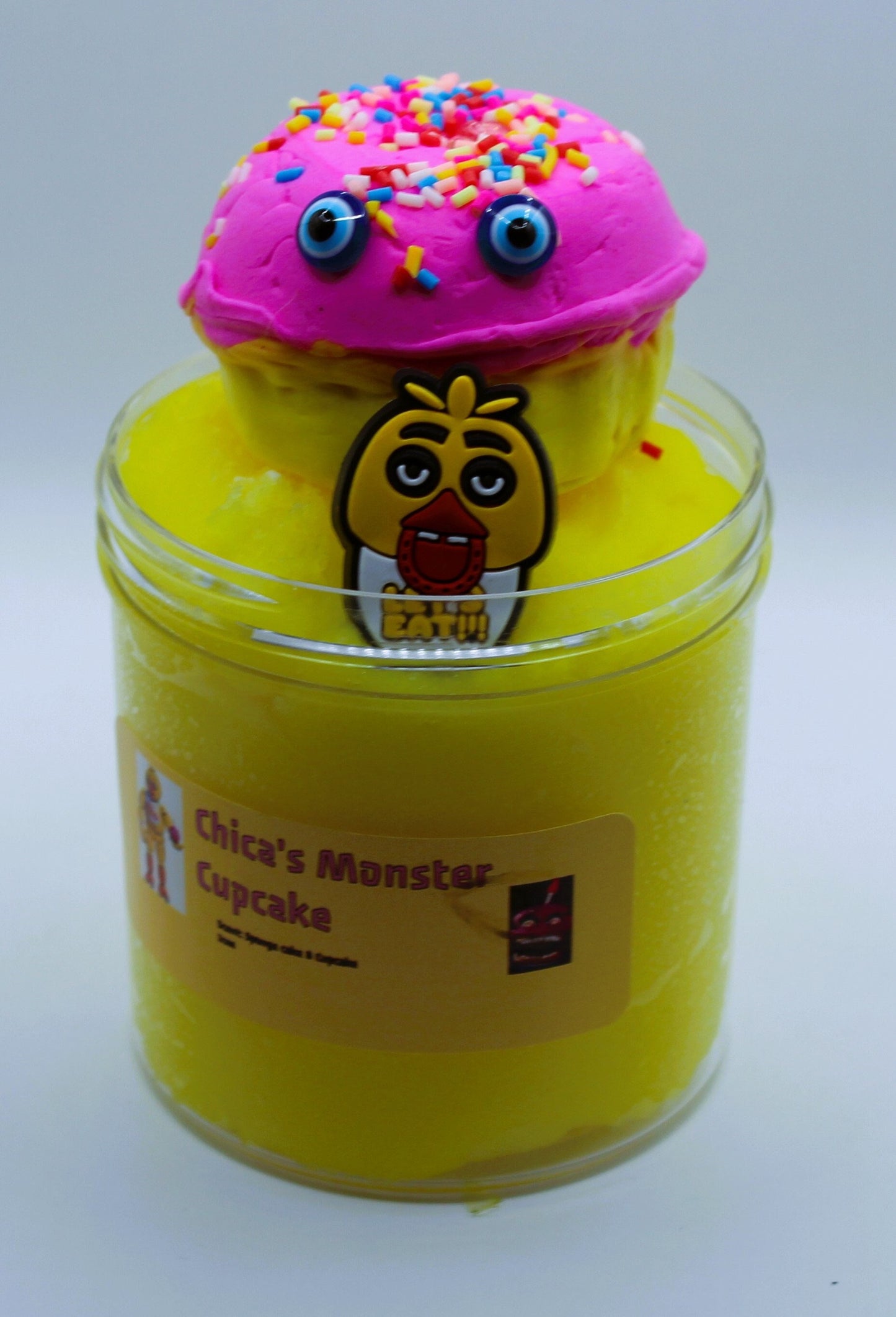 Chica's Monster Cupcake - Icee Slime - Scented Five Nights at Freddy's- FNAF