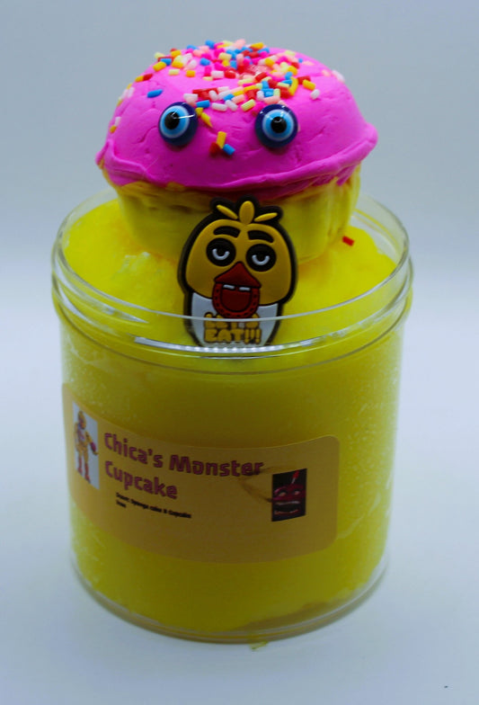 Chica's Monster Cupcake - Icee Slime - Scented Five Nights at Freddy's- FNAF