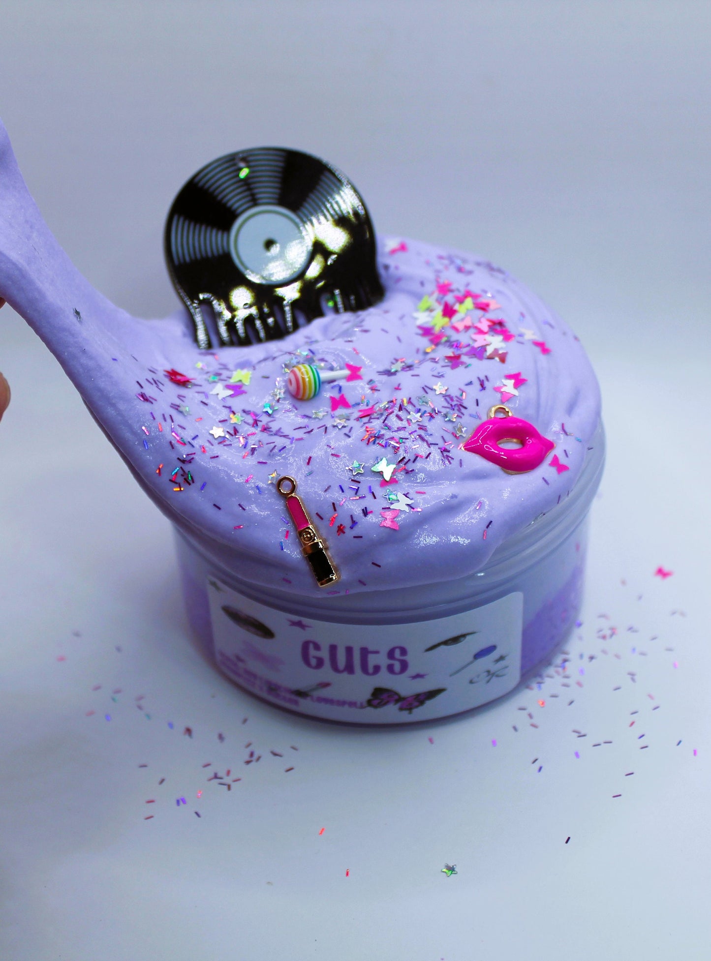 Guts Slime - Snowfizz- Butter - Scented - Olivia Rodrigo - Sensory play - hand therapy- gift - purple