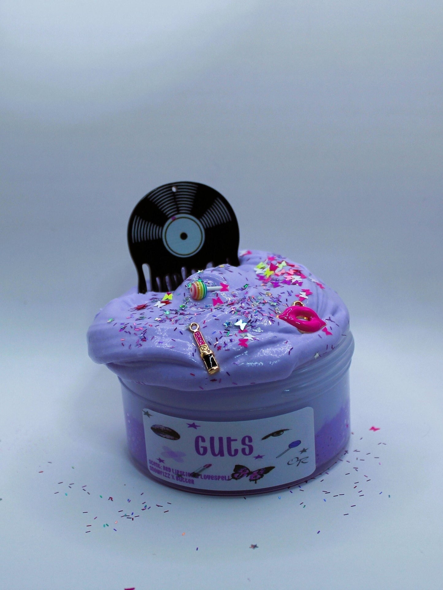 Guts Slime - Snowfizz- Butter - Scented - Olivia Rodrigo - Sensory play - hand therapy- gift - purple