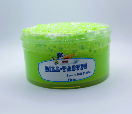 Dill Tastic Sime - Floam - Scented - asmr - sensory play - relaxing - birthday - party favors - gift