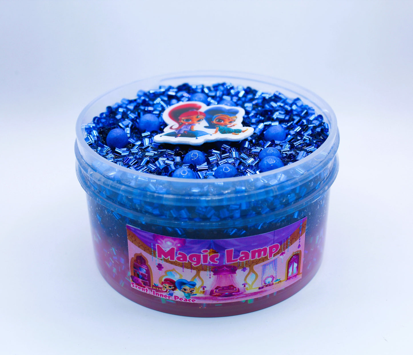 Magic Lamp Slime - Crunchy Slime - Themed - Bingsu - Dual Colored - Good Vibes Slime - Shimmer & Shine