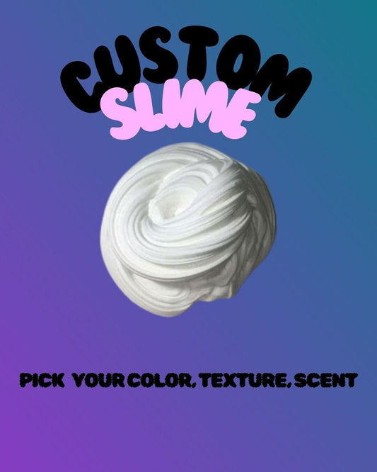 Custom Slimes- Create your own slime - Themes - Party Favors - Unique - Gift - Good Vibes Slime