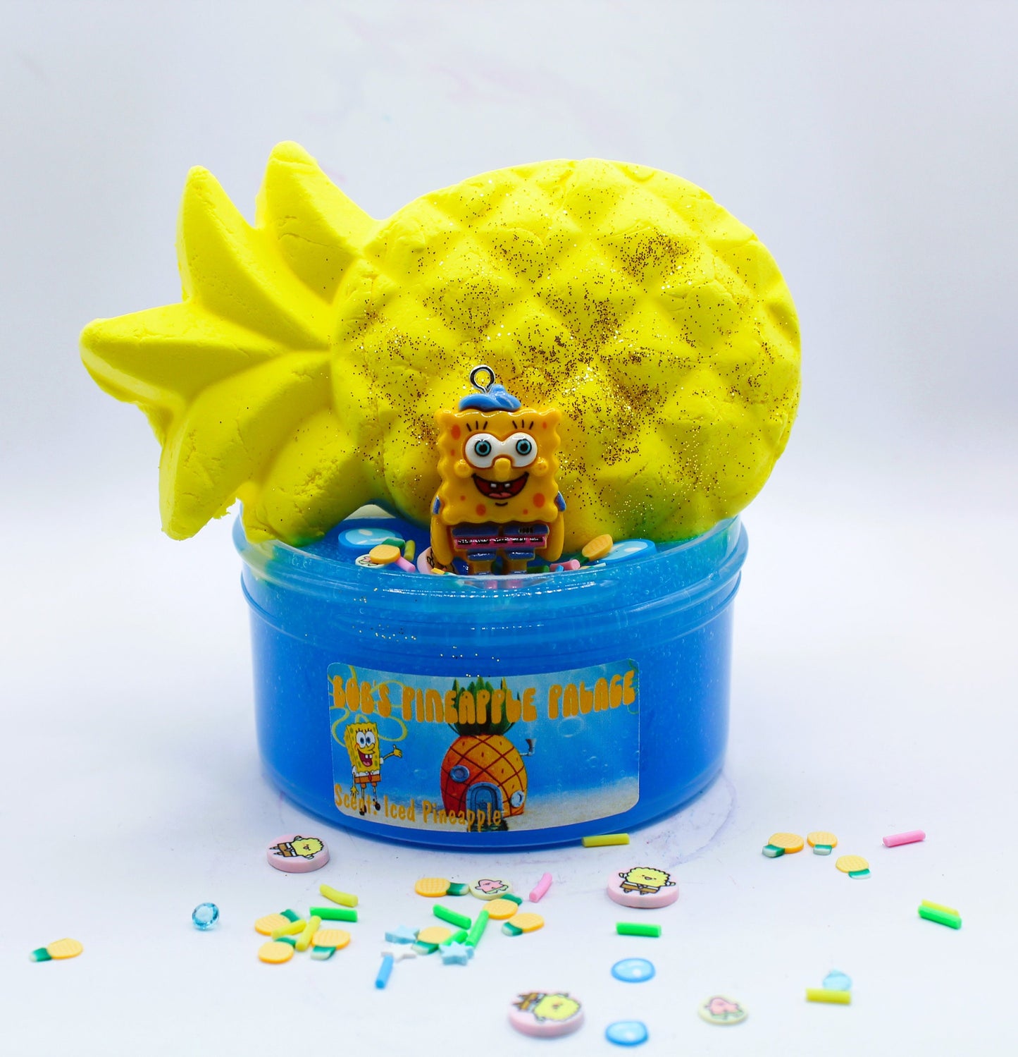 Bob's Pineapple Paradise DIY Slime, butter slime, slime shop, Good Vibes Slime, Jelly