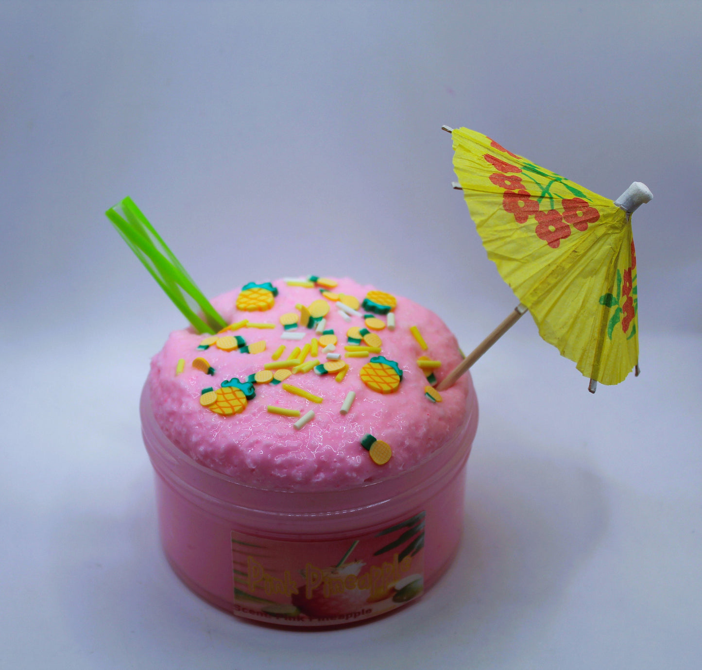 Pink Pineapple Slime - Snowfizz - Scented - Party favors- Sensory Play