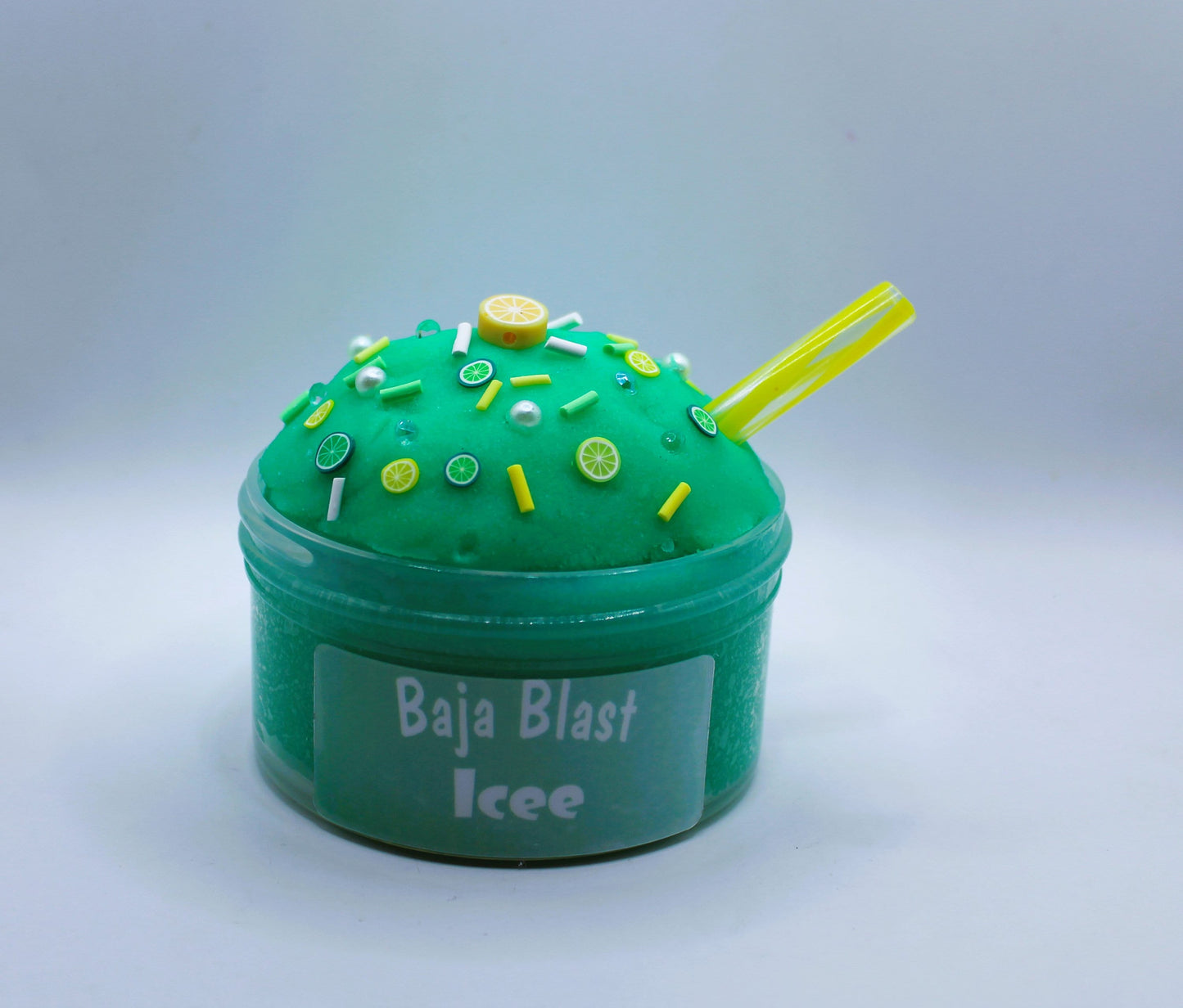 Baja Blast Icee Slime - Scented - Good Vibes Slime